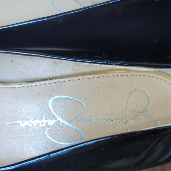 Jessica Simpson Black Heels Patent Leather - Picture 3 of 7